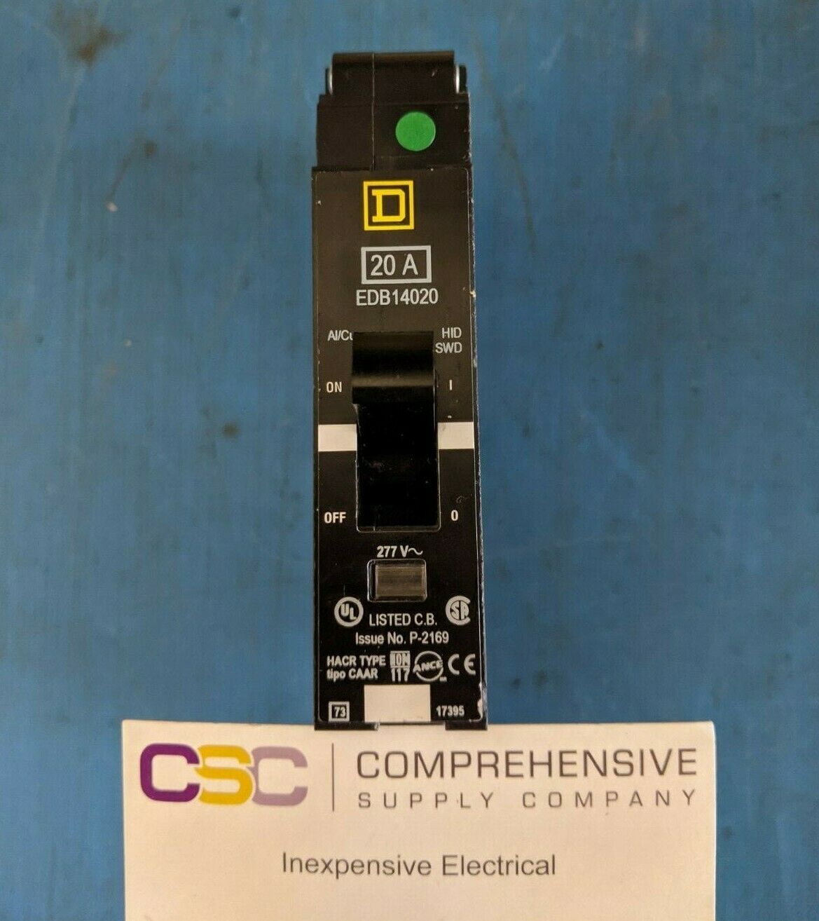 EDB14020 - Square D 20A Amp 1P Pole 18kA@277V Bolt On Circuit Breaker