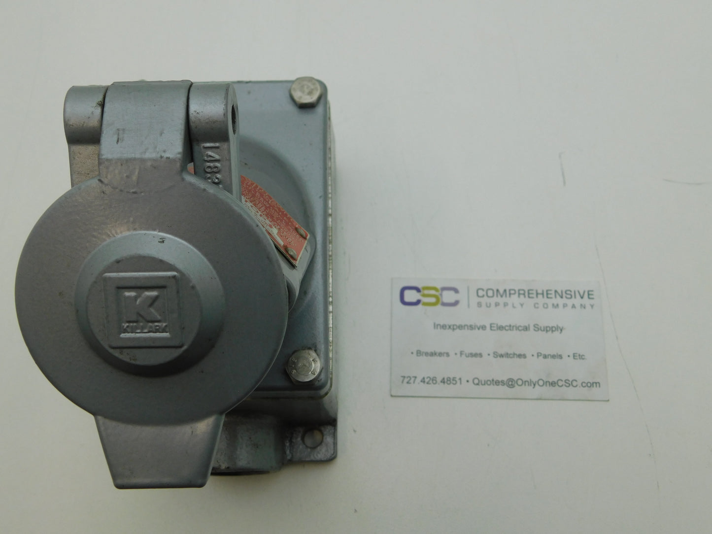 UGRB5-20231 - Killark 20A Amp 125V Hazardous Location Ugr Series Quick Wire Receptacle