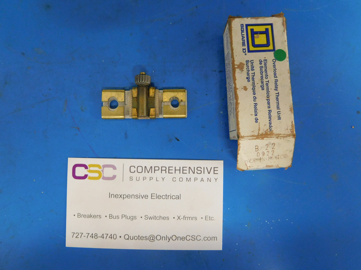 B 22 - Square D Overload Relay Thermal Unit B 22