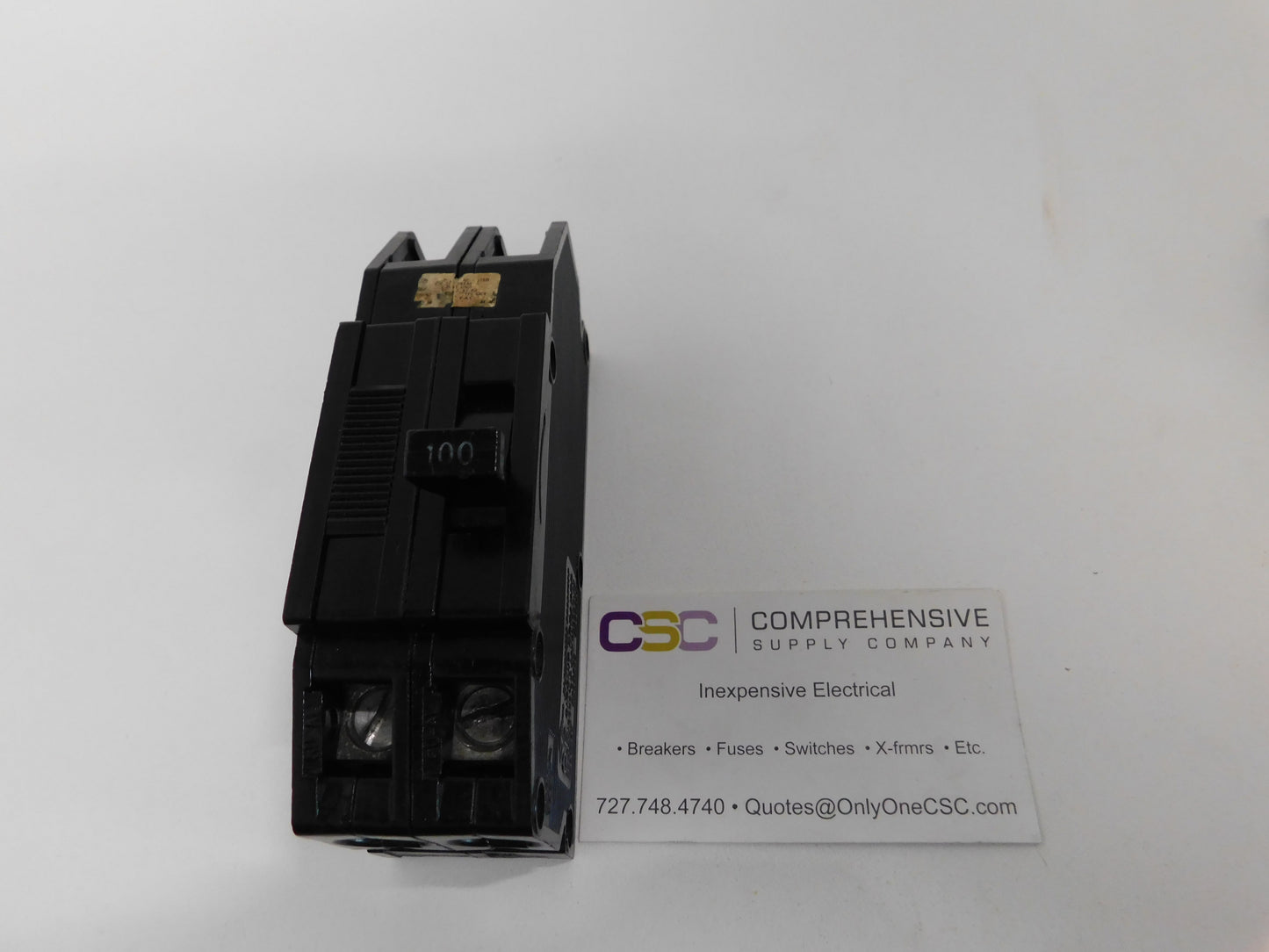 QCB2100 - Zinsco 100A Amp 2P Pole 10kA@120/240V Bolt On Circuit Breaker