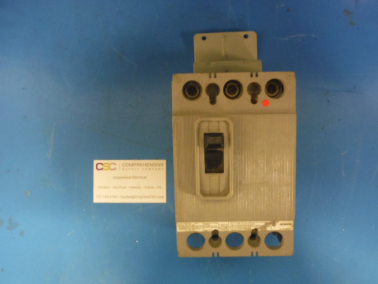 QJ23B150H - Siemens 150A Amp 3P Pole 42kA@240V Bolt On Qj2H Circuit Breaker W/ Mount