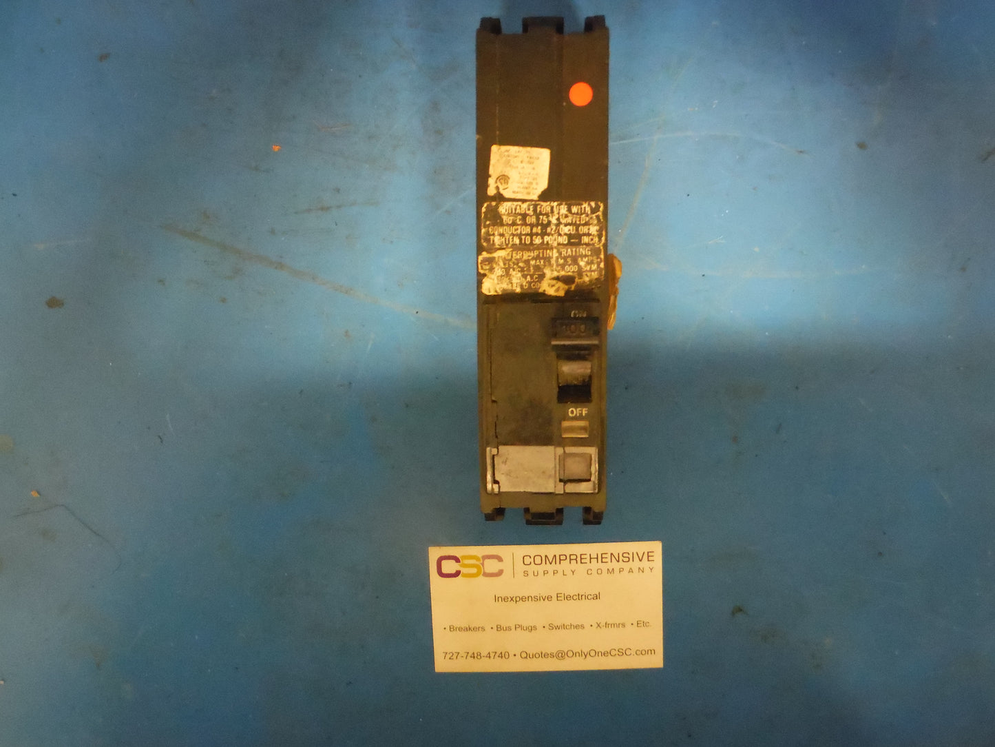 Q1L2100 - Square D 100A Amp 2P Pole 10kA@240V Feed Through Q1L Circuit Breaker