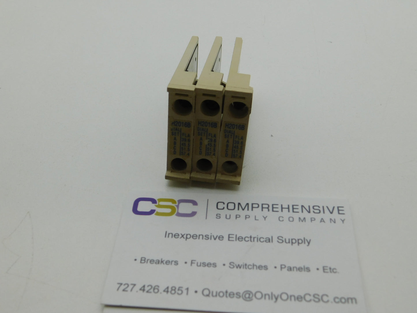 H2016B - Cutler Hammer 39.6A-57.4A Amp Class 20 Heater Coil Pack - 3 Pack