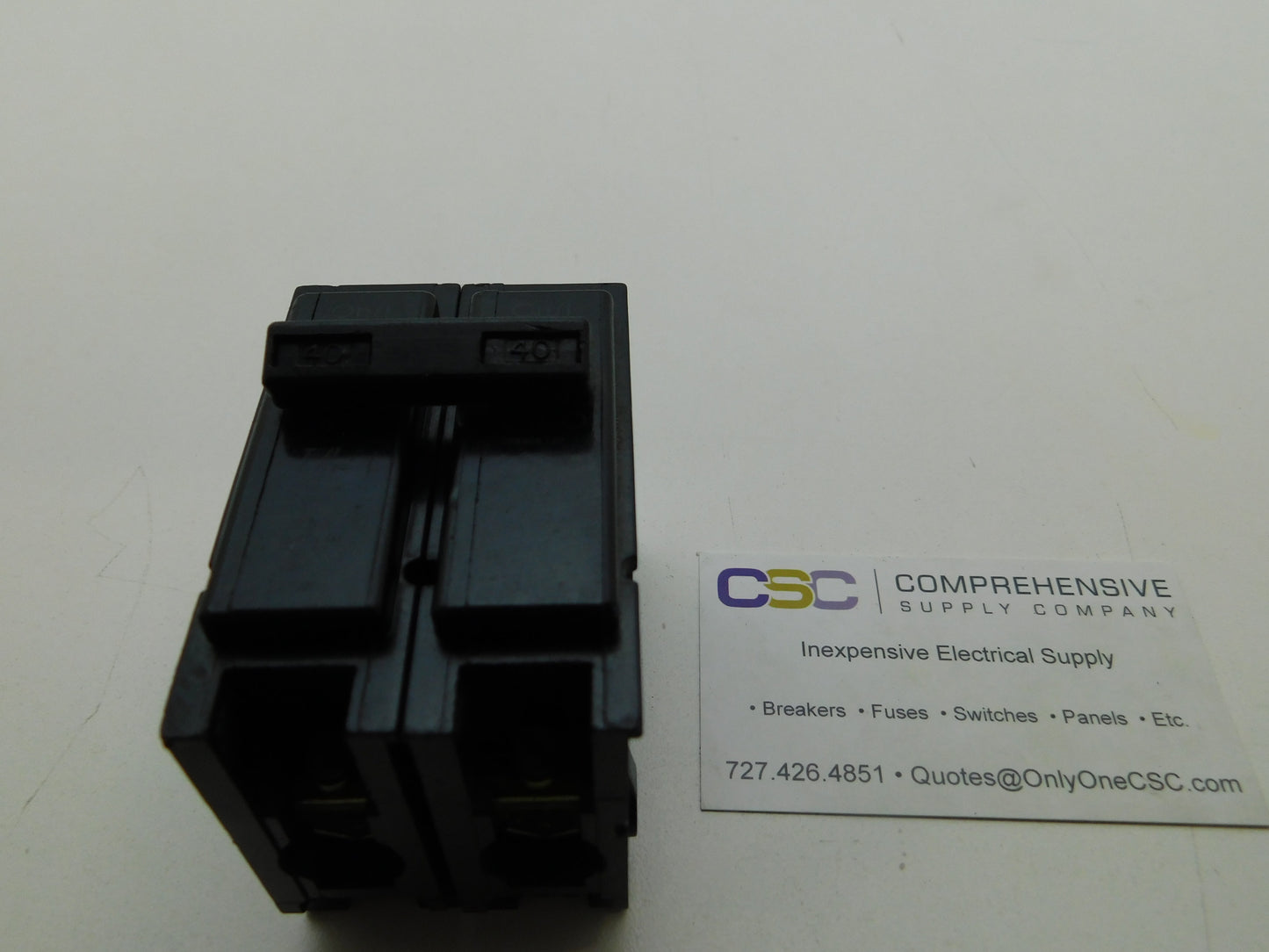 TB240 - T & B 40A Amp 2P Pole 10kA@120/240V Plug On Circuit Breaker