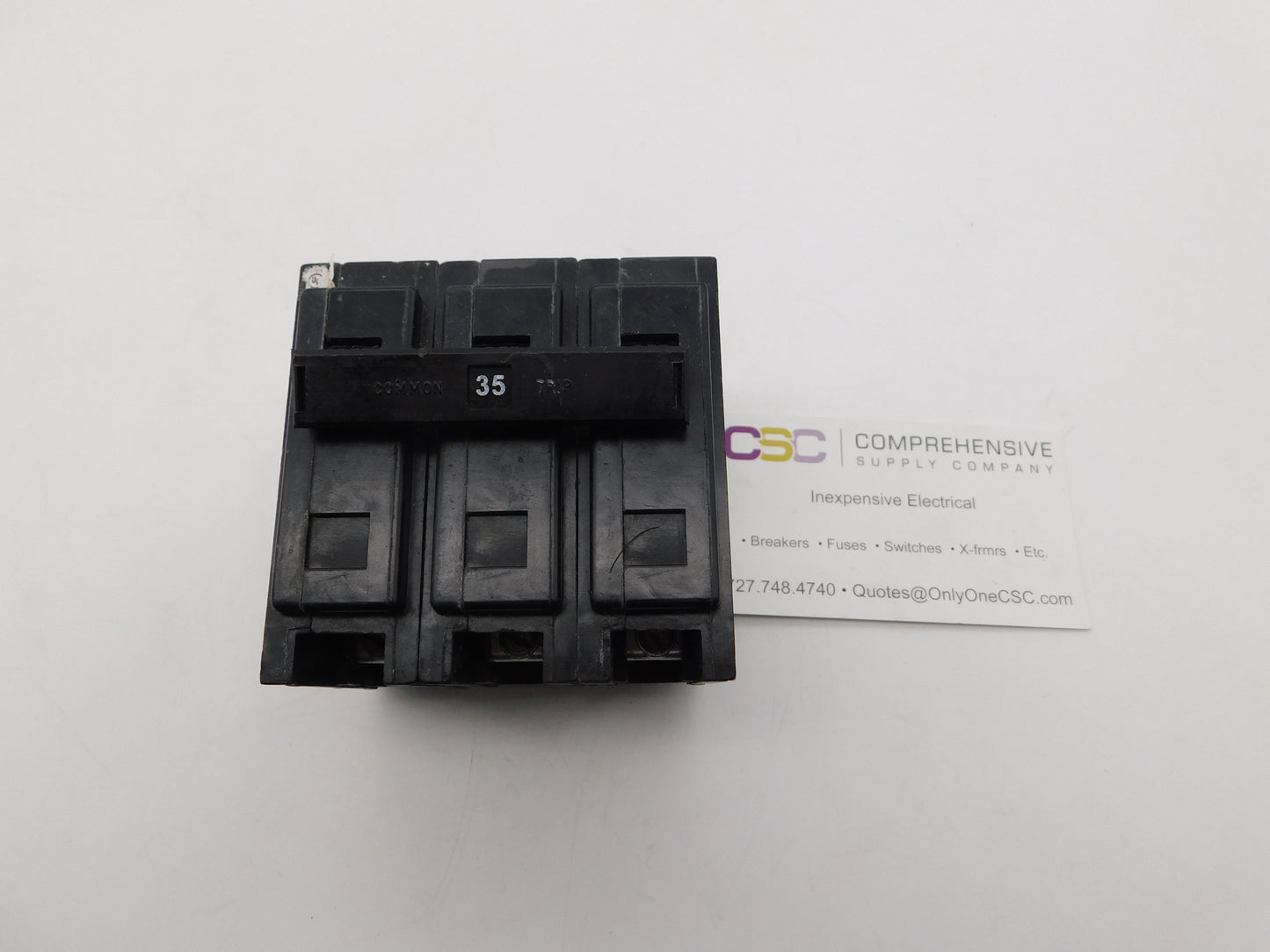 QBHW3035H - Eaton 35A Amp 3P Pole 22kA@240V Bolt On Quicklag Circuit Breaker