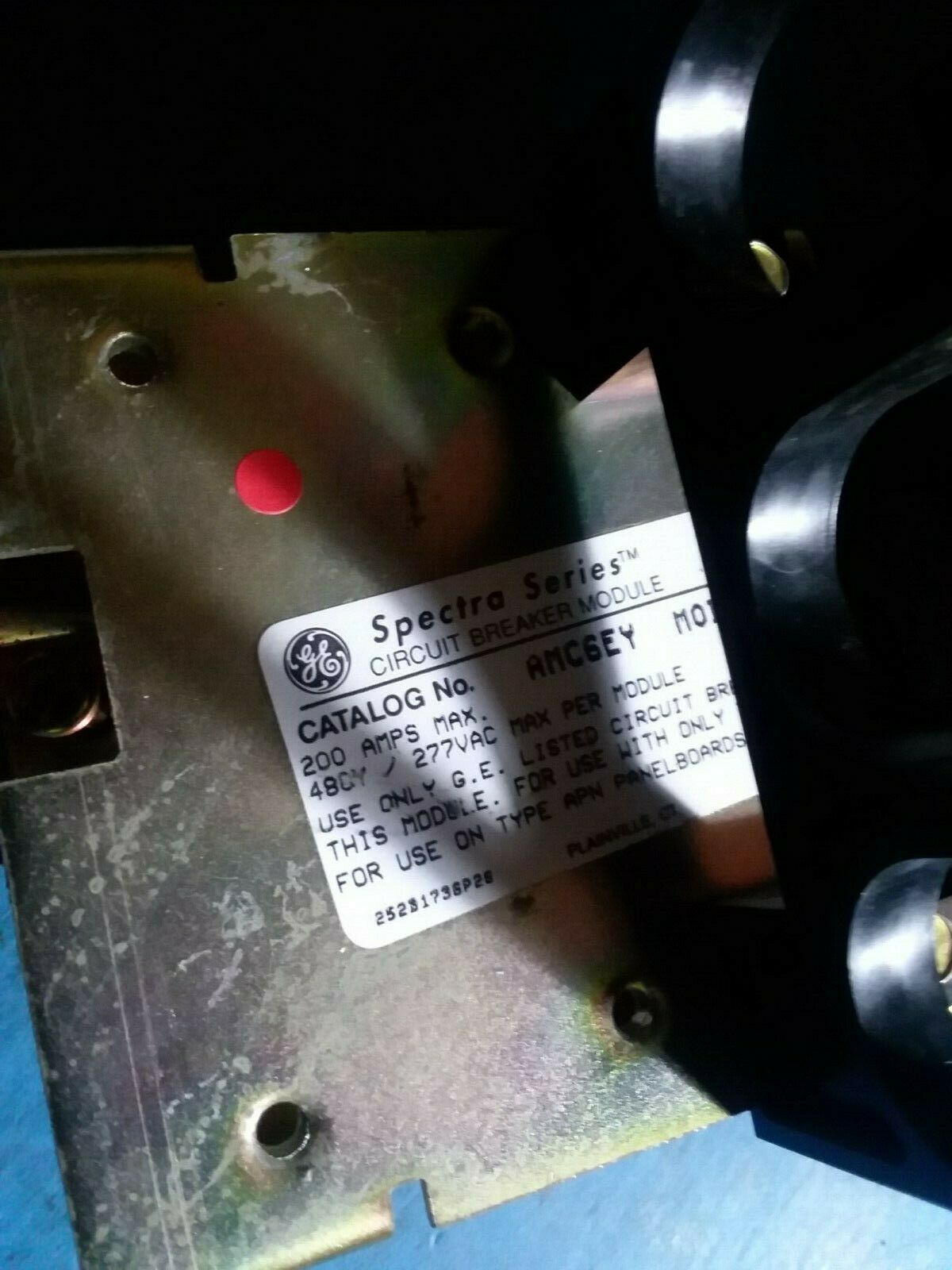 AMC6EY - GE 200A Amp 480Y/277V Vac Spectra Series Breaker Module Model 1