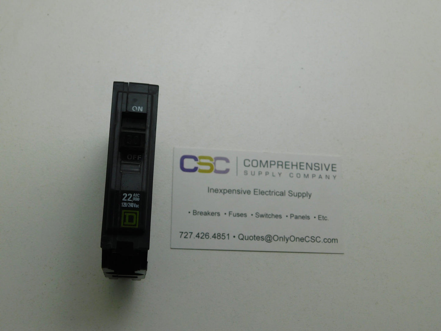 QO130VH - Square D 30A Amp 1P Pole 22kA@120/240V Plug On Circuit Breaker