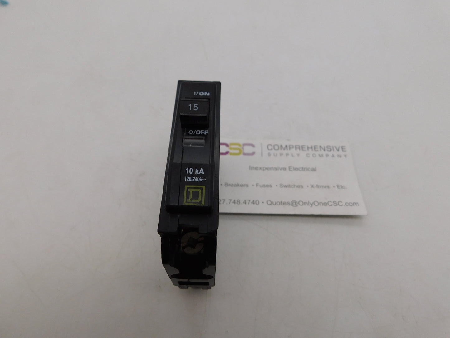 QOB115 - Square D 15A Amp 1P Pole 10kA@120/240V Bolt On Circuit Breaker