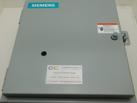 LCE02C003120A - Siemens 30A Amp 3P Pole 600V 120V 60Hz Non-Combination Lighting Contactor