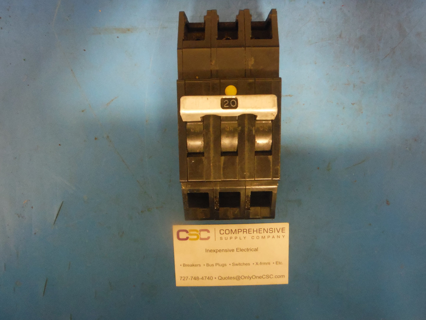 QB243020 - Gte 20A Amp 3P Pole 10K@240V Bolt On Qb Circuit Breaker