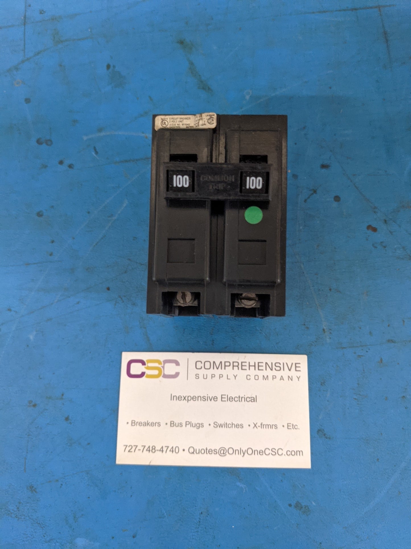 BAB2100 - Eaton 100A Amp 2P Pole 10kA@240V Bolt On Circuit Breaker