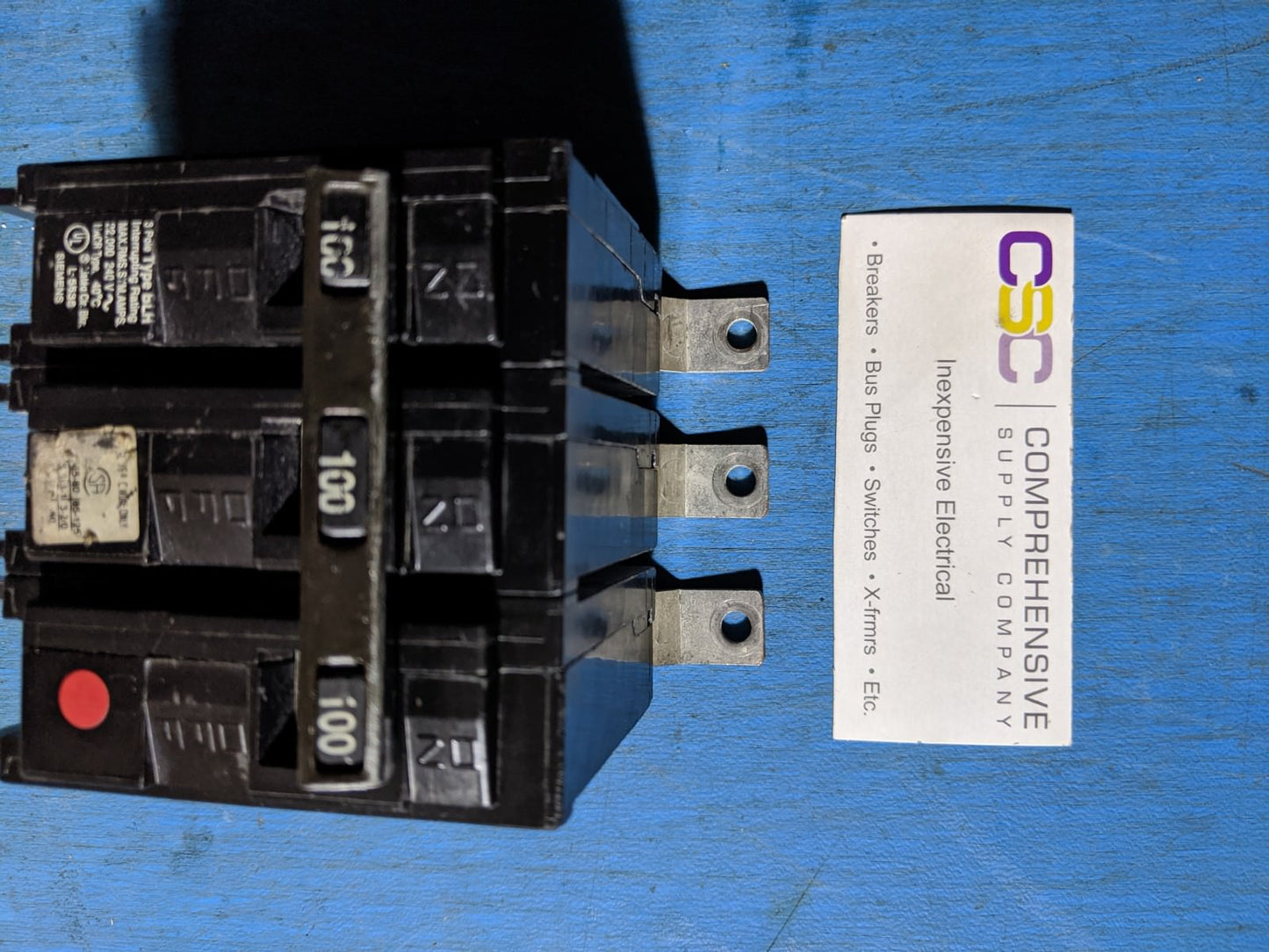 B3100H - Siemens 100A Amp 3P Pole 22kA@240V Bolt On Circuit Breaker