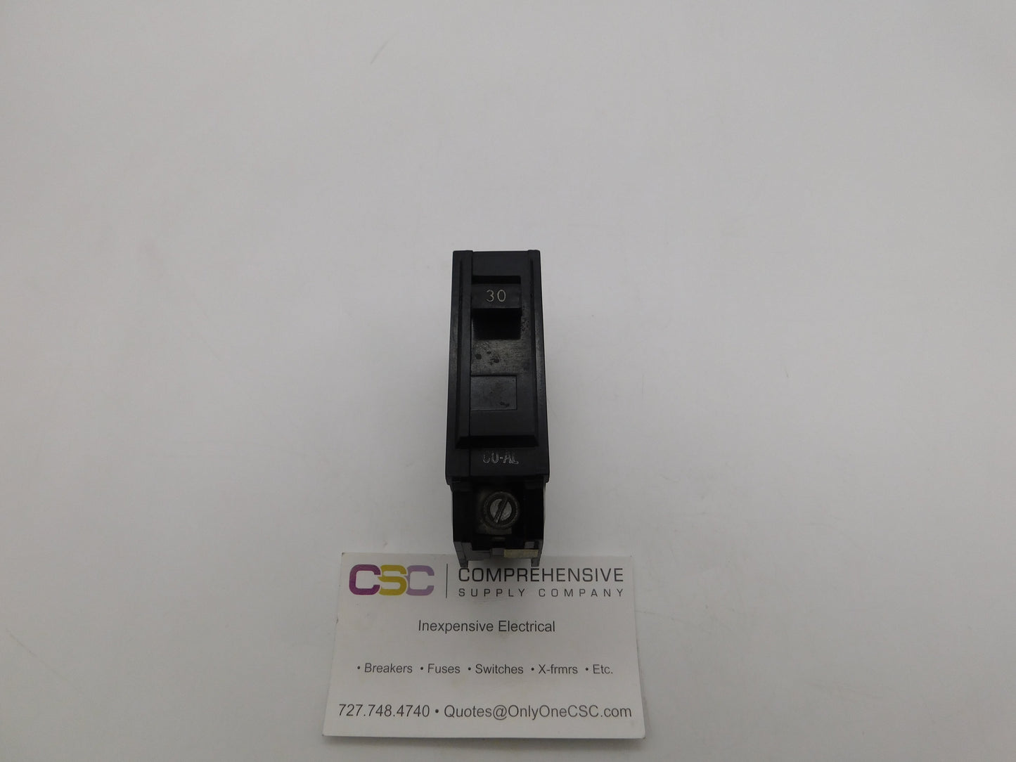 TQL1130 - GE 30A Amp 1P Pole 10kA@120/240V Plug On Circuit Breaker - Older Series