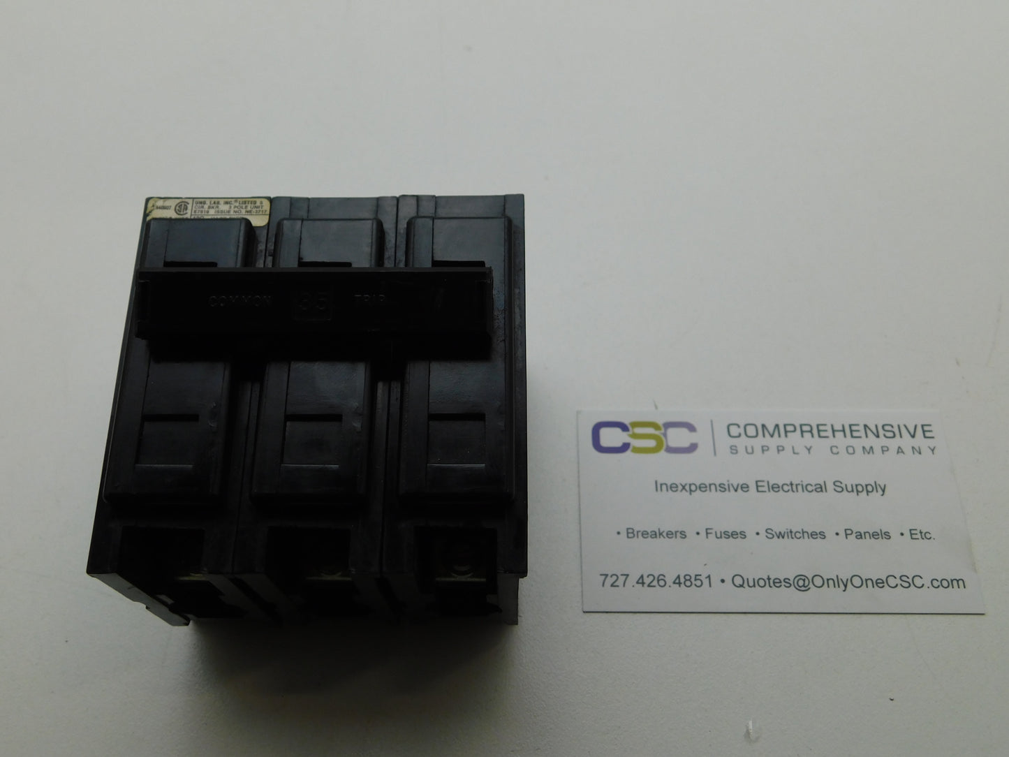 CBB3035H - Challenger 35A Amp 3P Pole 10kA@240V Bolt On Circuit Breaker