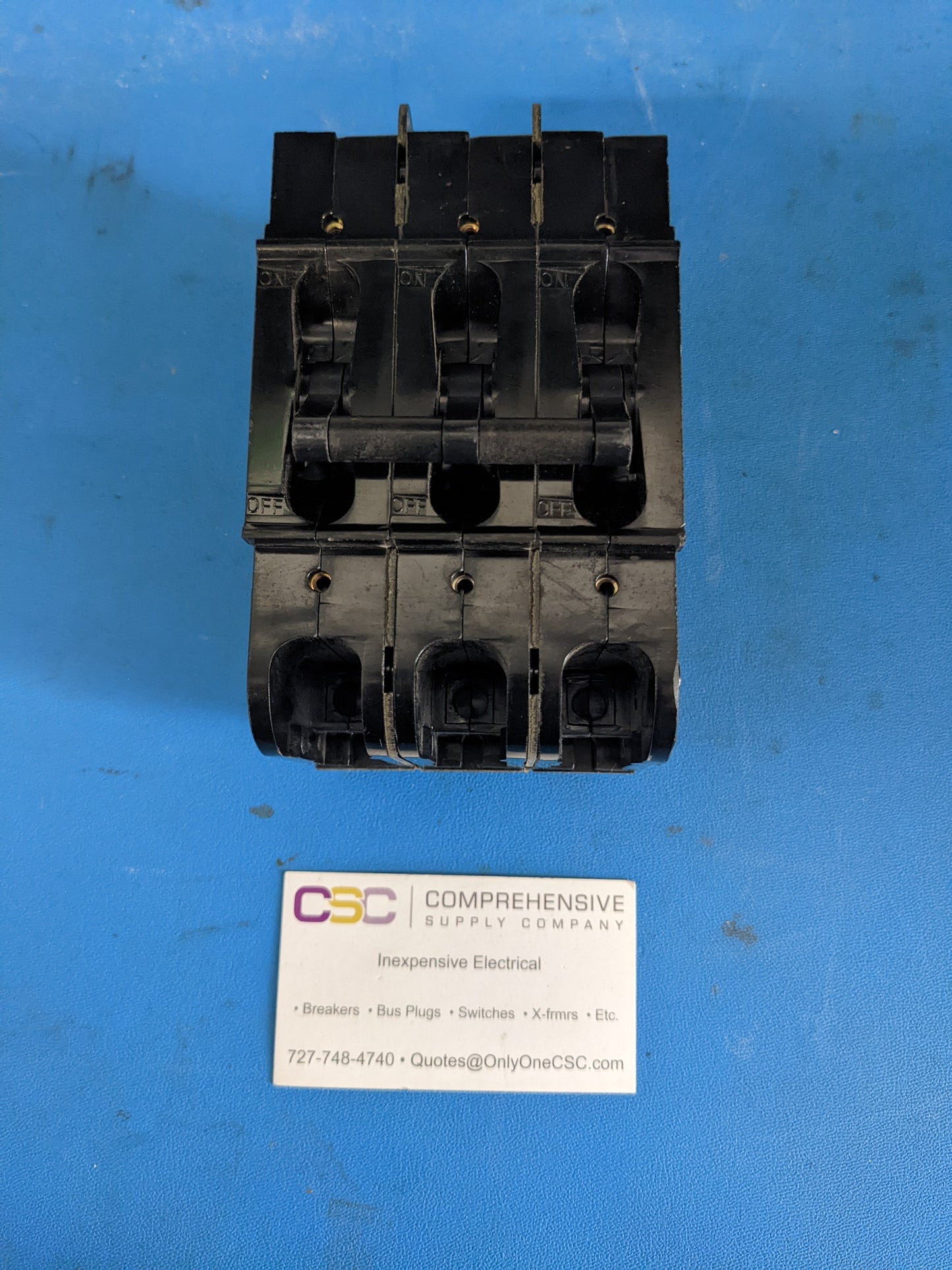 CD3-A5A5B6 - Heinemann 35A Amp 3P Pole 460V Bolt On Circuit Breaker
