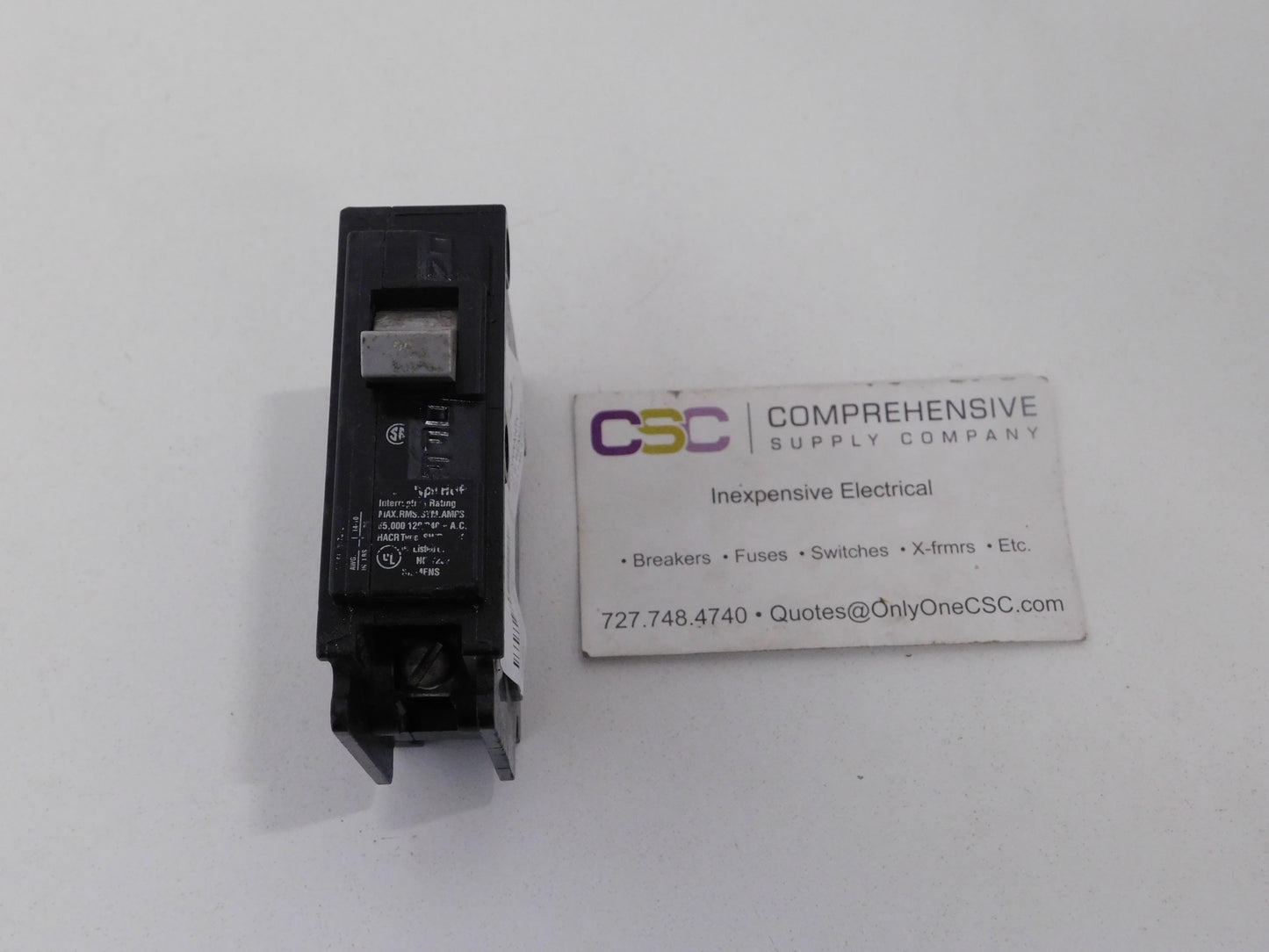 Q120HH - Siemens 20A Amp 1P Pole 65kA@120/240V Plug On Circuit Breaker