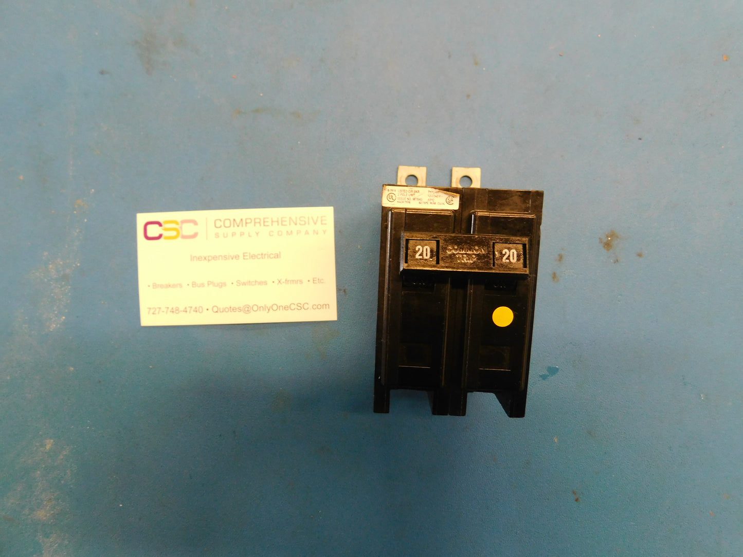 BAB2020 - Eaton 20A Amp 2P Pole 10kA@120/240V Bolt On Circuit Breaker