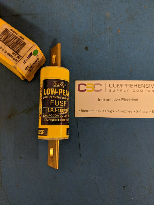 LPJ-100SP - Bussmann 100A Amp 600V Low Peak Time Delay Class J Fuse