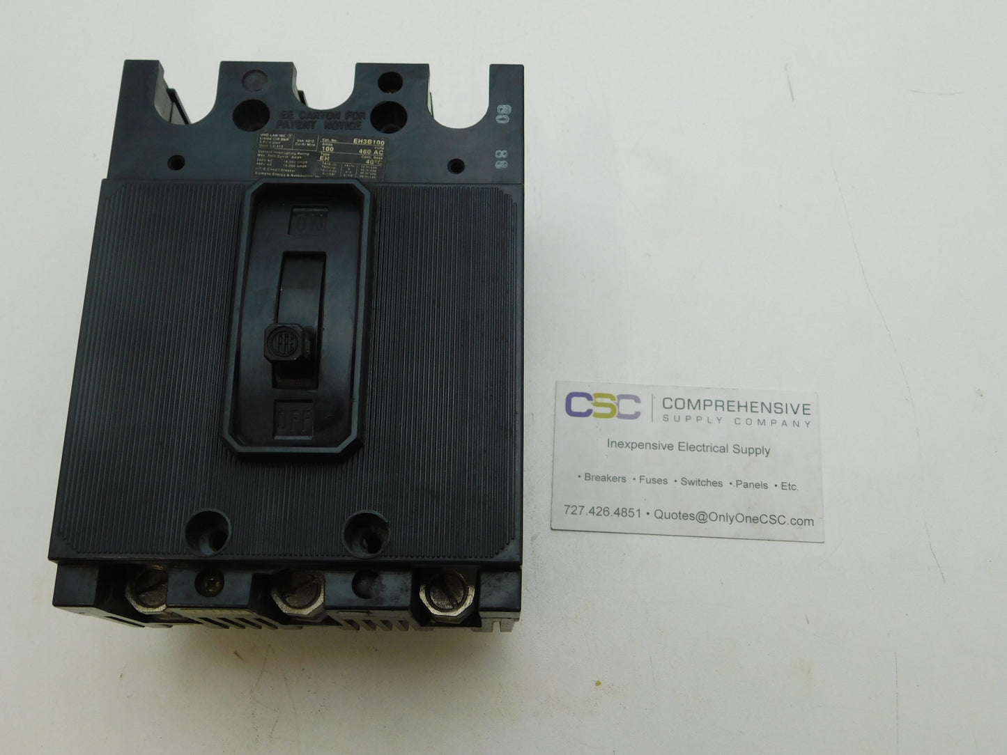 EH3B100 - ITE 100A Amp 3P Pole 14kA@480V Bolt On Circuit Breaker