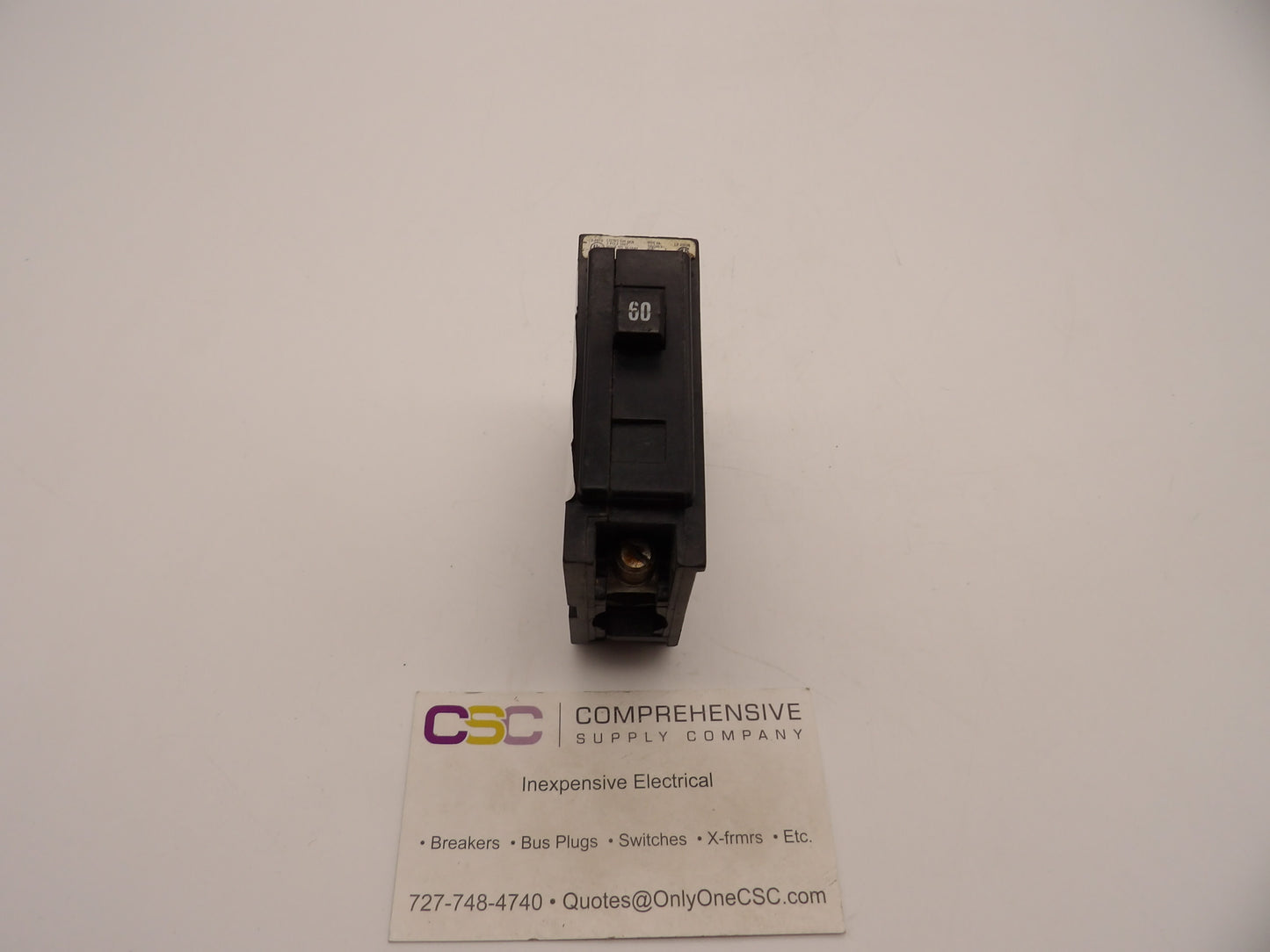 BAB1060 - Cutler Hammer 60A Amp 1P Pole 10kA@120/240V Bolt On Circuit Breaker