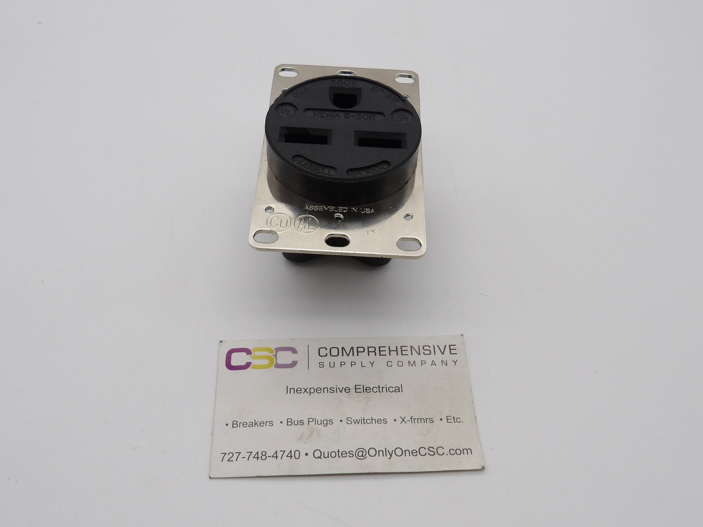 HBL9330 - Hubbell 30A Amp 250V 2P-3W Nema 6-30R Receptacle