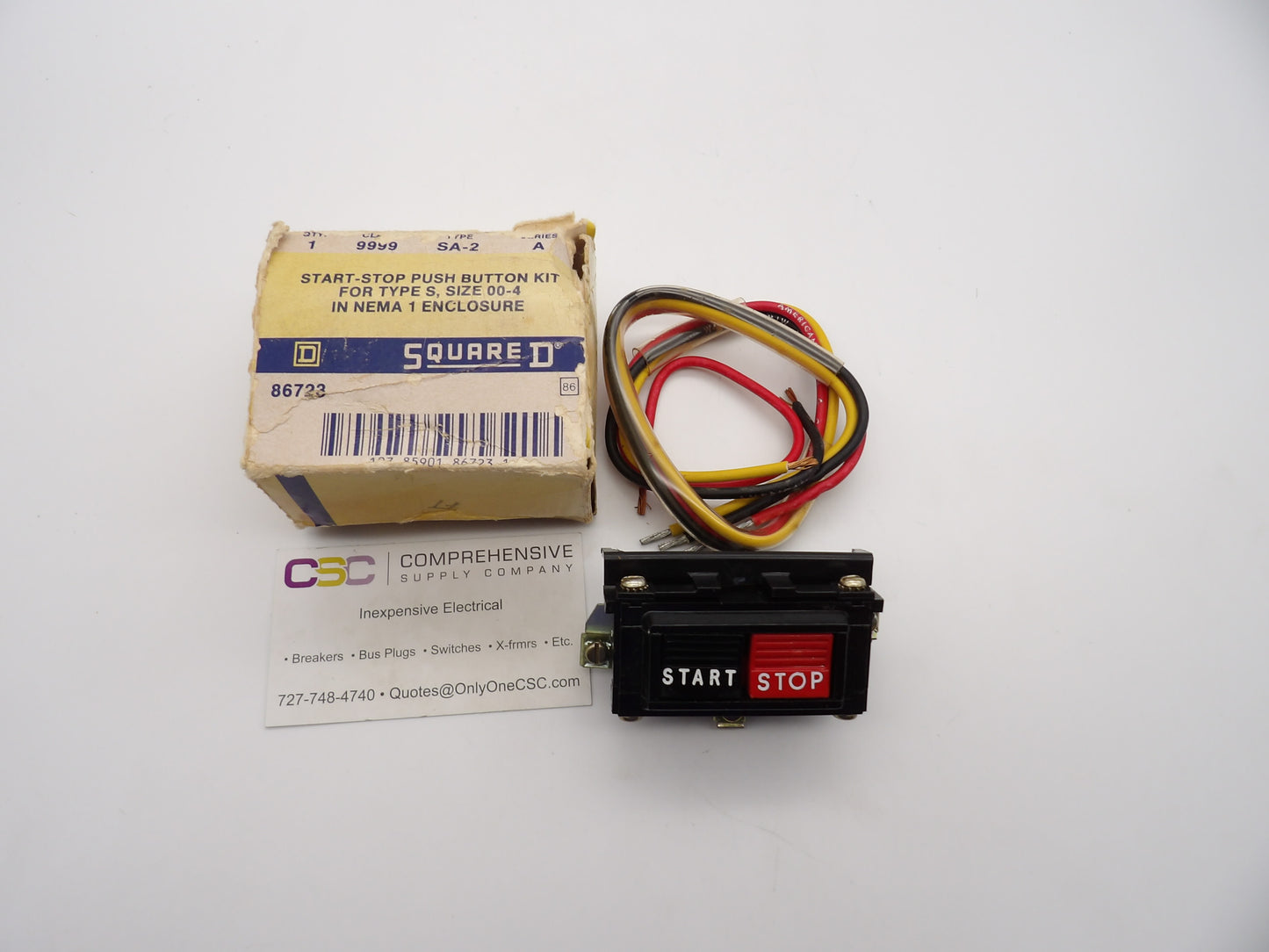 999SA2 - Square D Nema 1 Motor Starter/Contactor Type S Push Button Kit