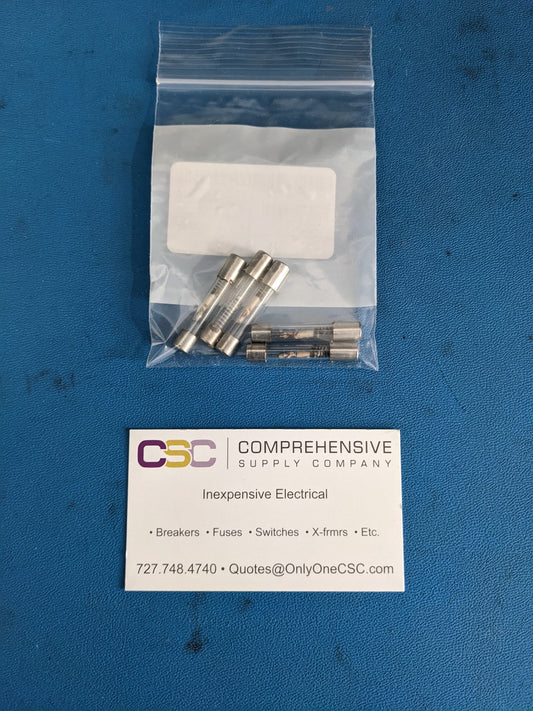 N-1-6/10 - Bussmann N-1-6/10A Amp 250V Class N Glass Cartridge Fuse-5Pk