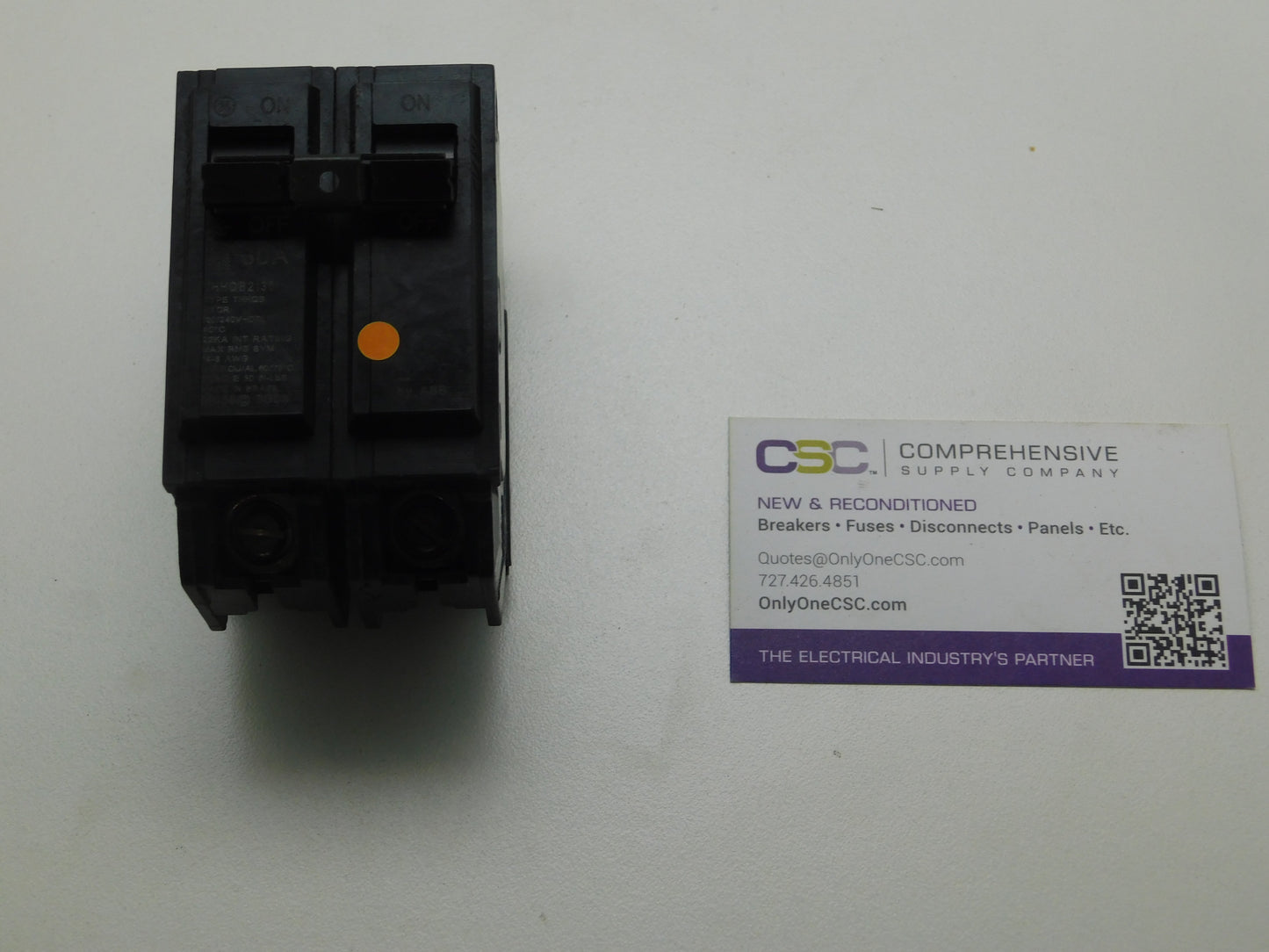 THHQB2130 - GE 30A Amp 2P Pole 22kA@120/240V Bolt On Circuit Breaker