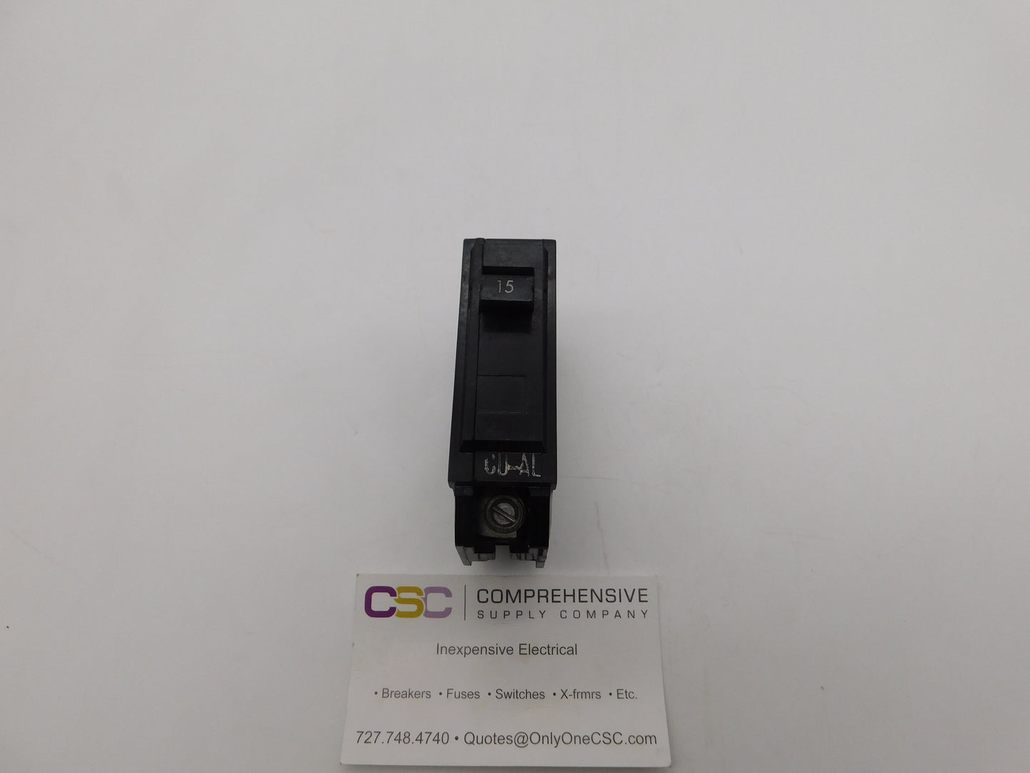 TQL1115 - GE 15A Amp 1P Pole 10kA@120/240V Plug On Circuit Breaker - Older Series