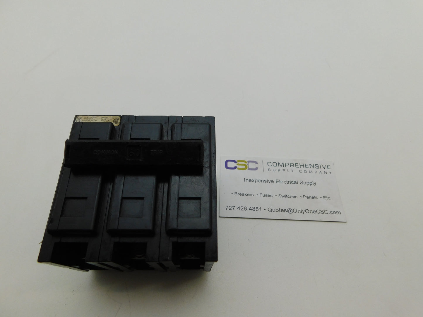 CBB3060H - Challenger 60A Amp 3P Pole 10kA@240V Bolt On Black Circuit Breaker