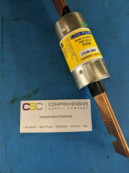 LPS-RK-200SP - Bussmann 200A Amp 600V Class Rk1 Low Peak Time Delay Fuse