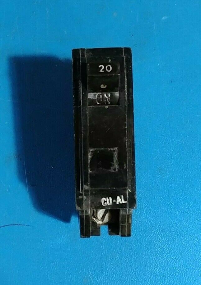 TQB1120 - GE 20A Amp 1P Pole 5kA@120/240V Bolt On Circuit Breaker