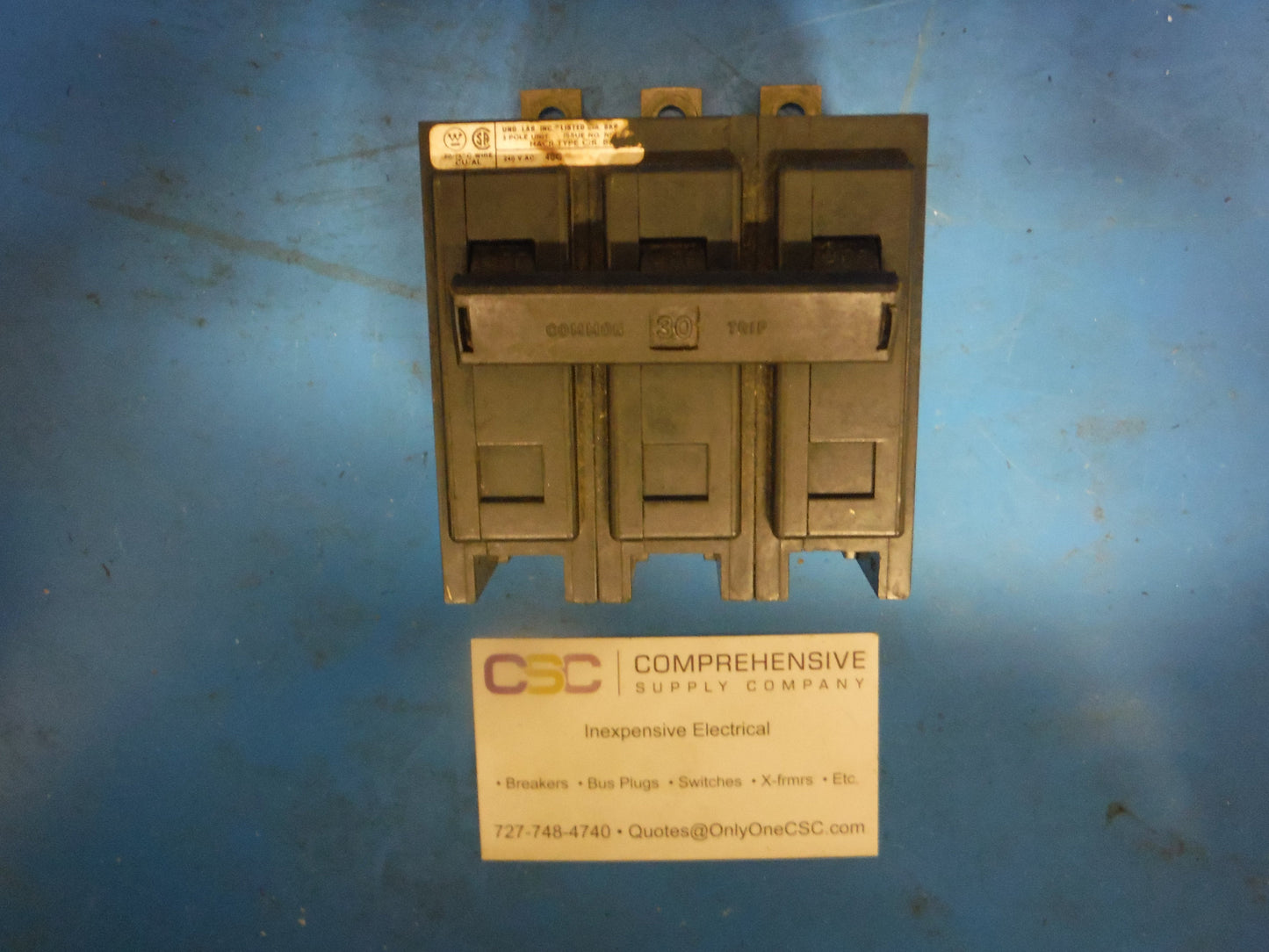 BAB3030H - Westinghouse 30A Amp 2P Pole 10kA@240V Bolt On Bab Circuit Breaker