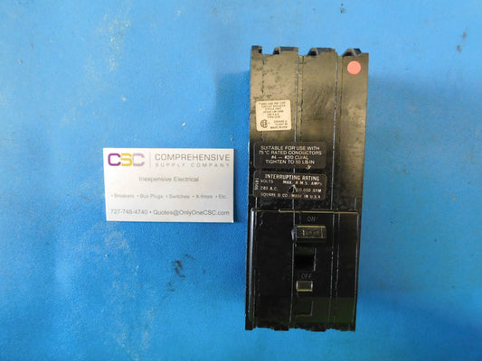 Q1B3100 - Square D 100A Amp 3P Pole 10kA@240V Bolt On Circuit Breaker