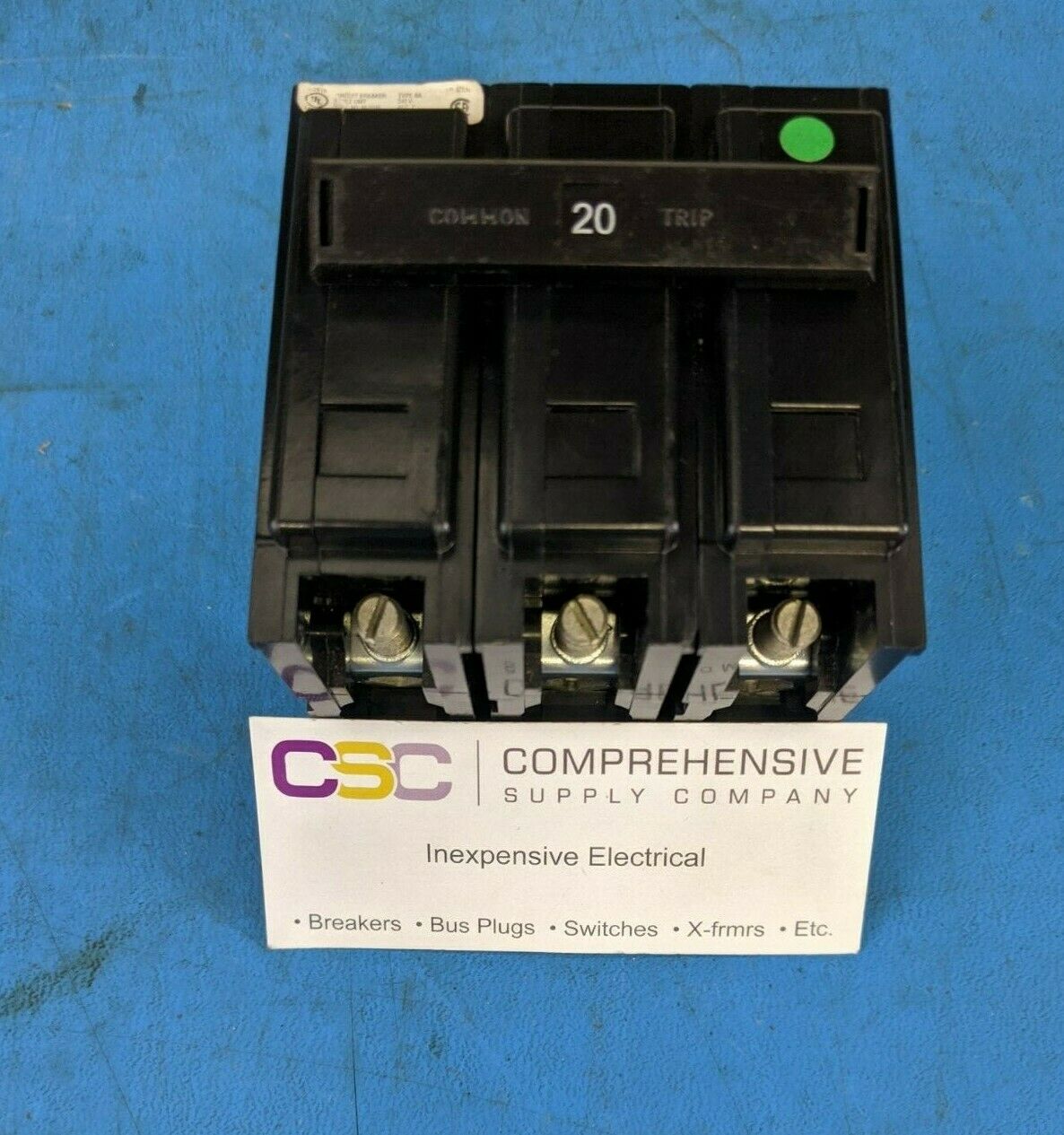 BAB3020H - Cutler Hammer 20A Amp 3P Pole 10kA@240V Bolt On Circuit Breaker