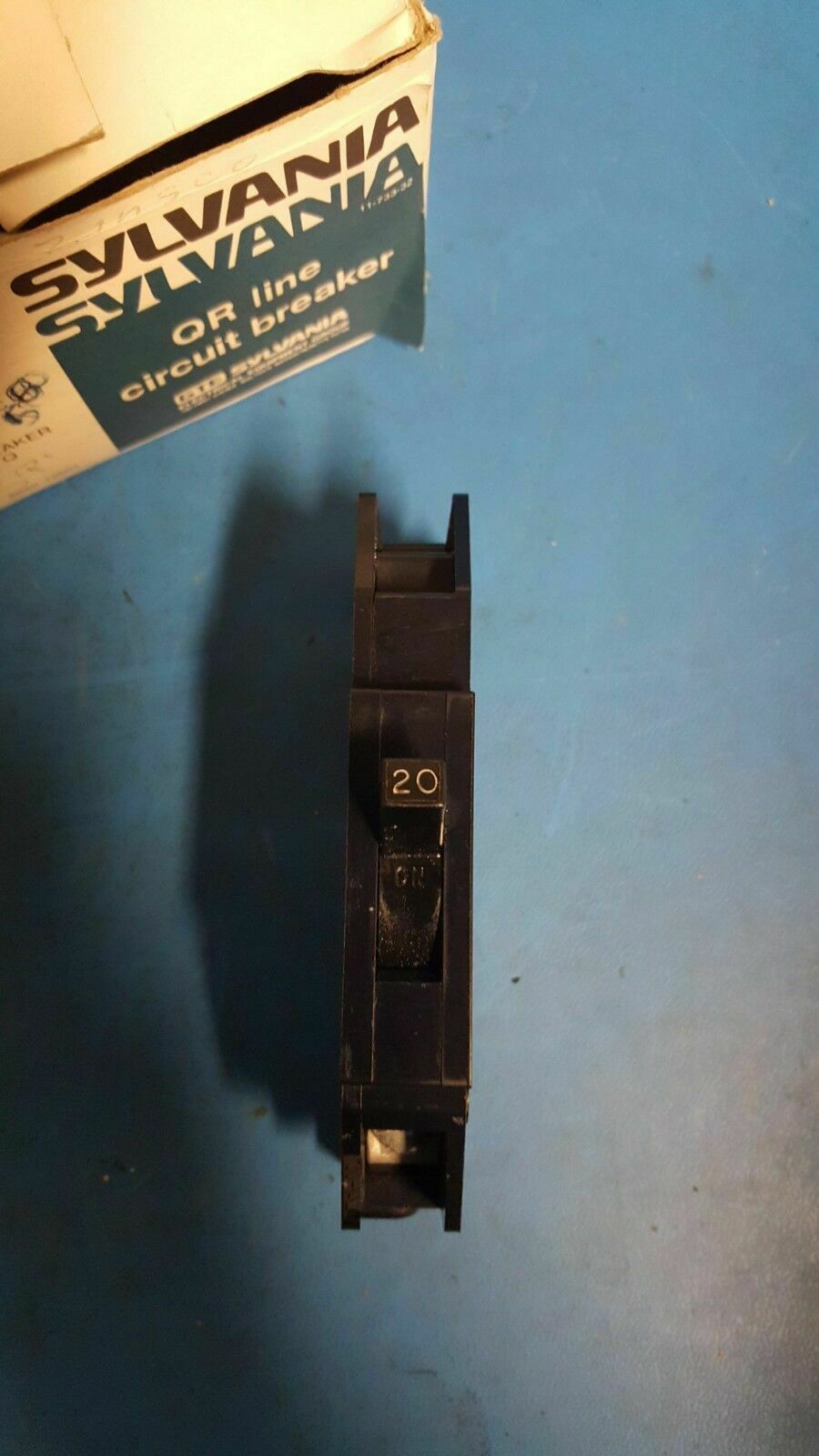 Q20 - Zinsco 20A Amp 1P Pole 10kA@120/240V Plug On Circuit Breaker