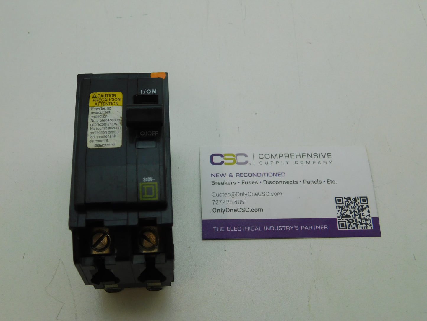 QO200 - Square D 60A Amp 2P Pole 10kA@240V Plug On Molded Case Switch