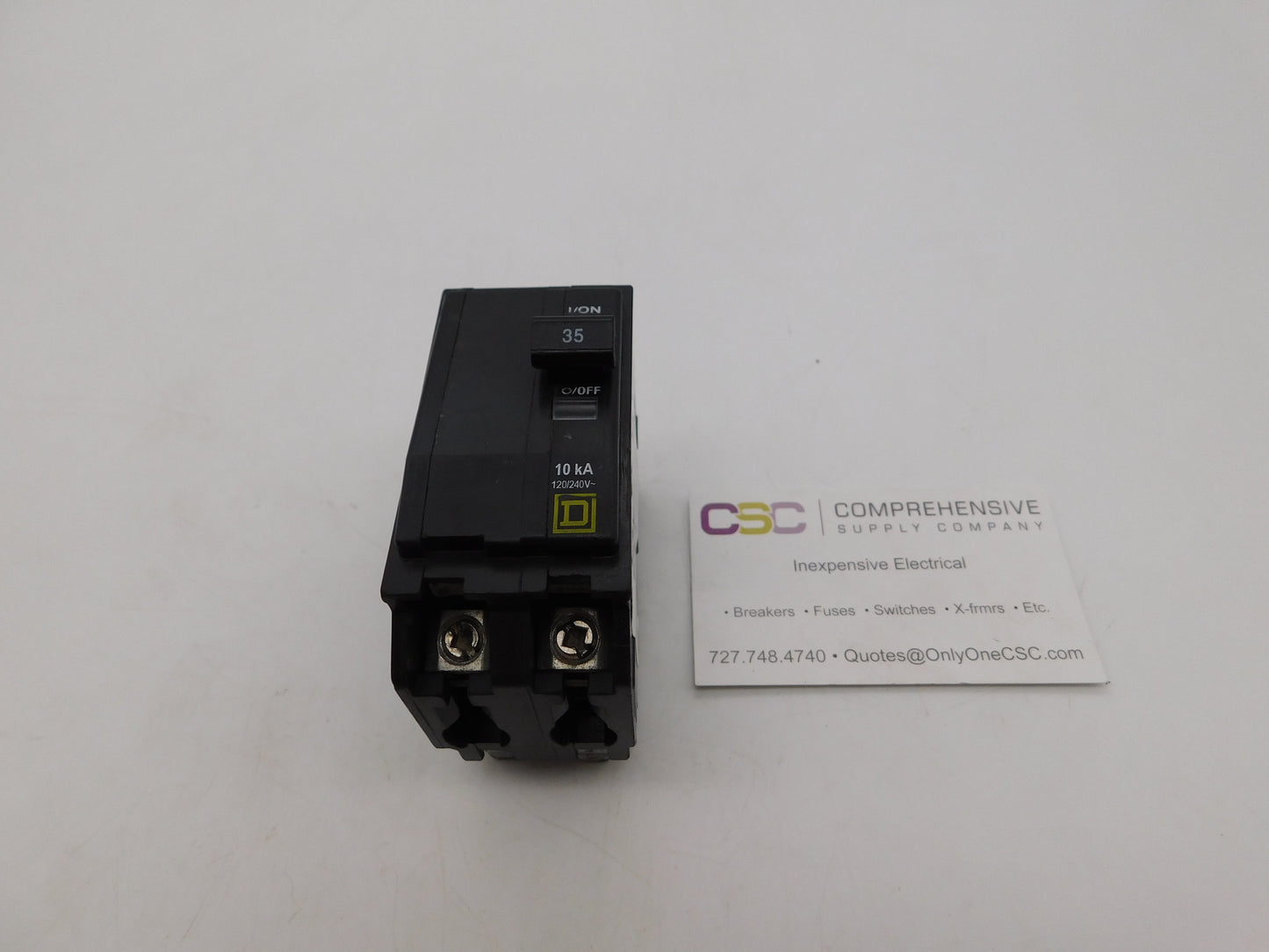 QO235 - Square D 35A Amp 2P Pole 10kA@120/240V Plug On Circuit Breaker