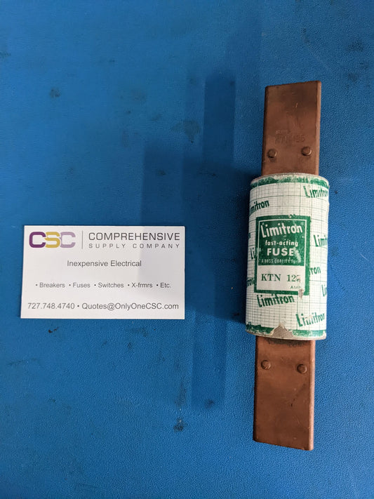 KTN-125 - Bussmann 125A Amp 250V Class K1 Limitron Blade Fuse