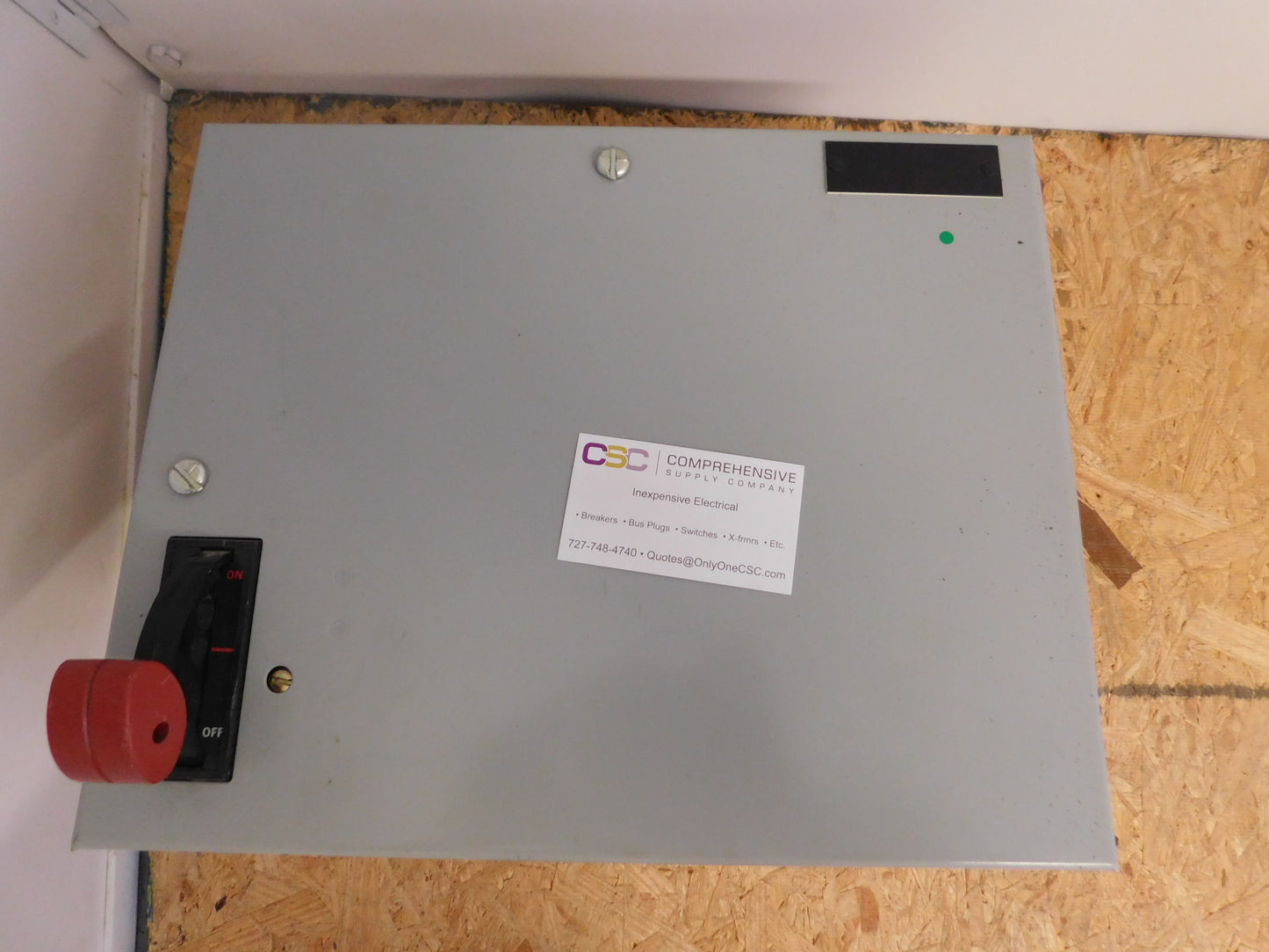 FS31A - GE 30A Amp 3Ph 480V Fusible 8000-Line Motor Control Center Bucket