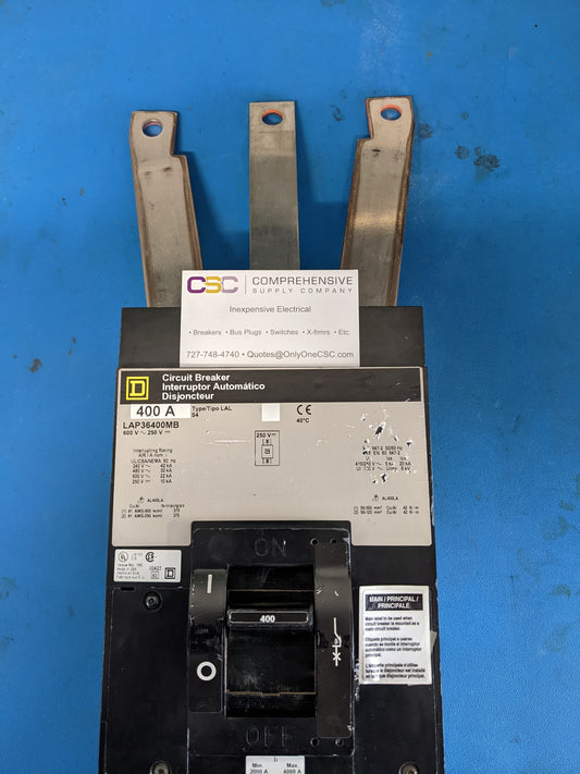 NA - Square D 400A Amp Mounting Bus Hardware Fingers For L-Frame Breakers