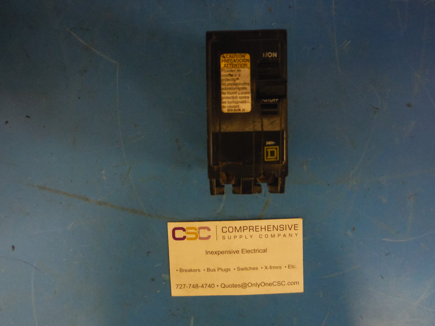QO200 - Square D 60A Amp 2P Pole 10kA@240V Plug On Molded Case Switch