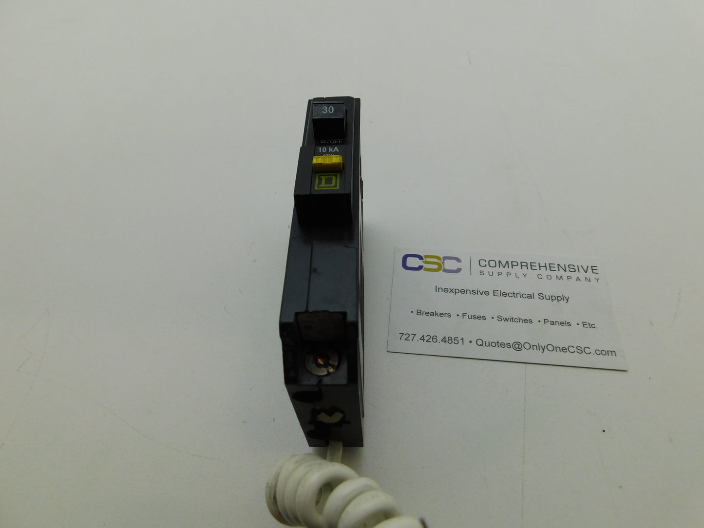 QO130GFI - Square D 30A Amp 1P Pole 10kA@120V Plug On Ground Fault GFCI Circuit Breaker