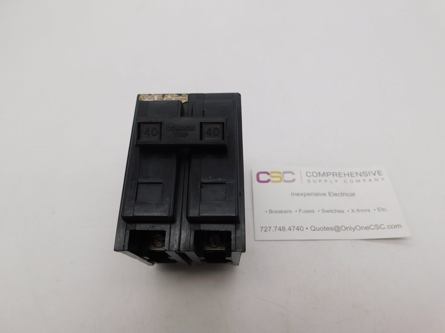 BA240 - Westinghouse 40A Amp 2P Pole 10kA@120/240V Bolt On Circuit Breaker