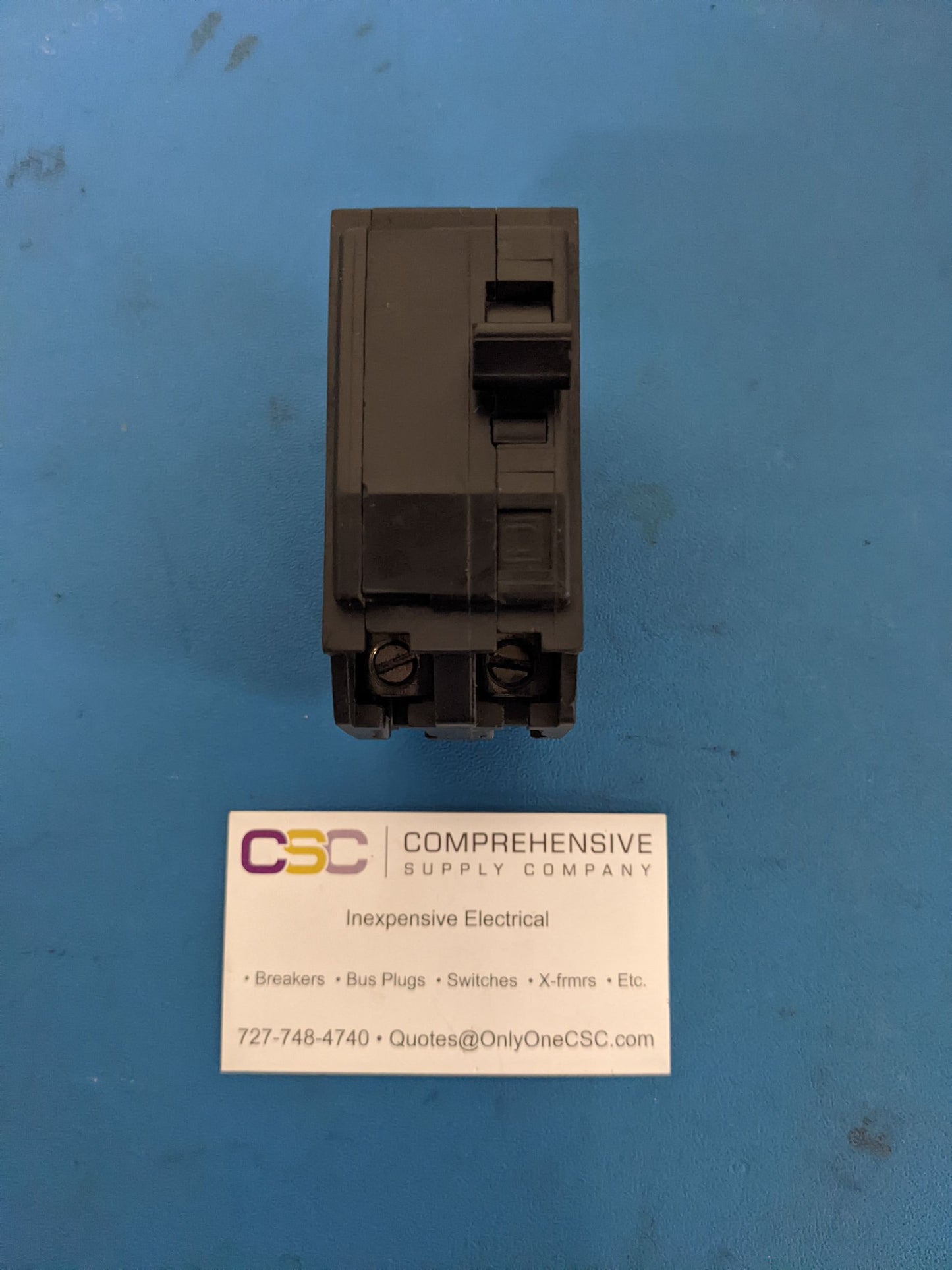 QO200 - Square D 60A Amp 2P Pole 10kA@240V Plug On Black Molded Case Switch