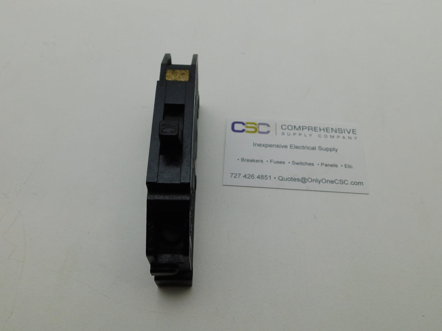 Q120 - Zinsco 20A Amp 1P Pole 10kA@120V Plug On Circuit Breaker