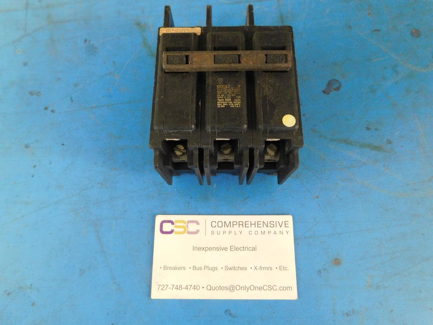 BQ3B020H - ITE 20A Amp 3P Pole 22kA@240V Bolt On Circuit Breaker - Older Series