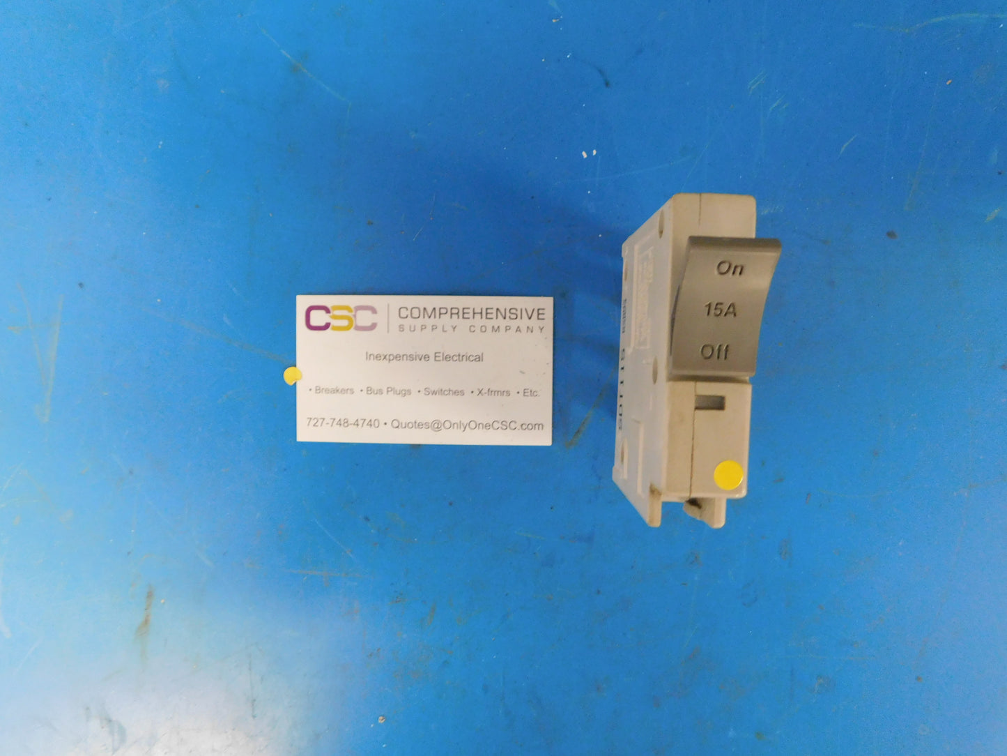 SDT115 - Trilliant 15A Amp 1P Pole 10kA@120V Plug On Circuit Breaker