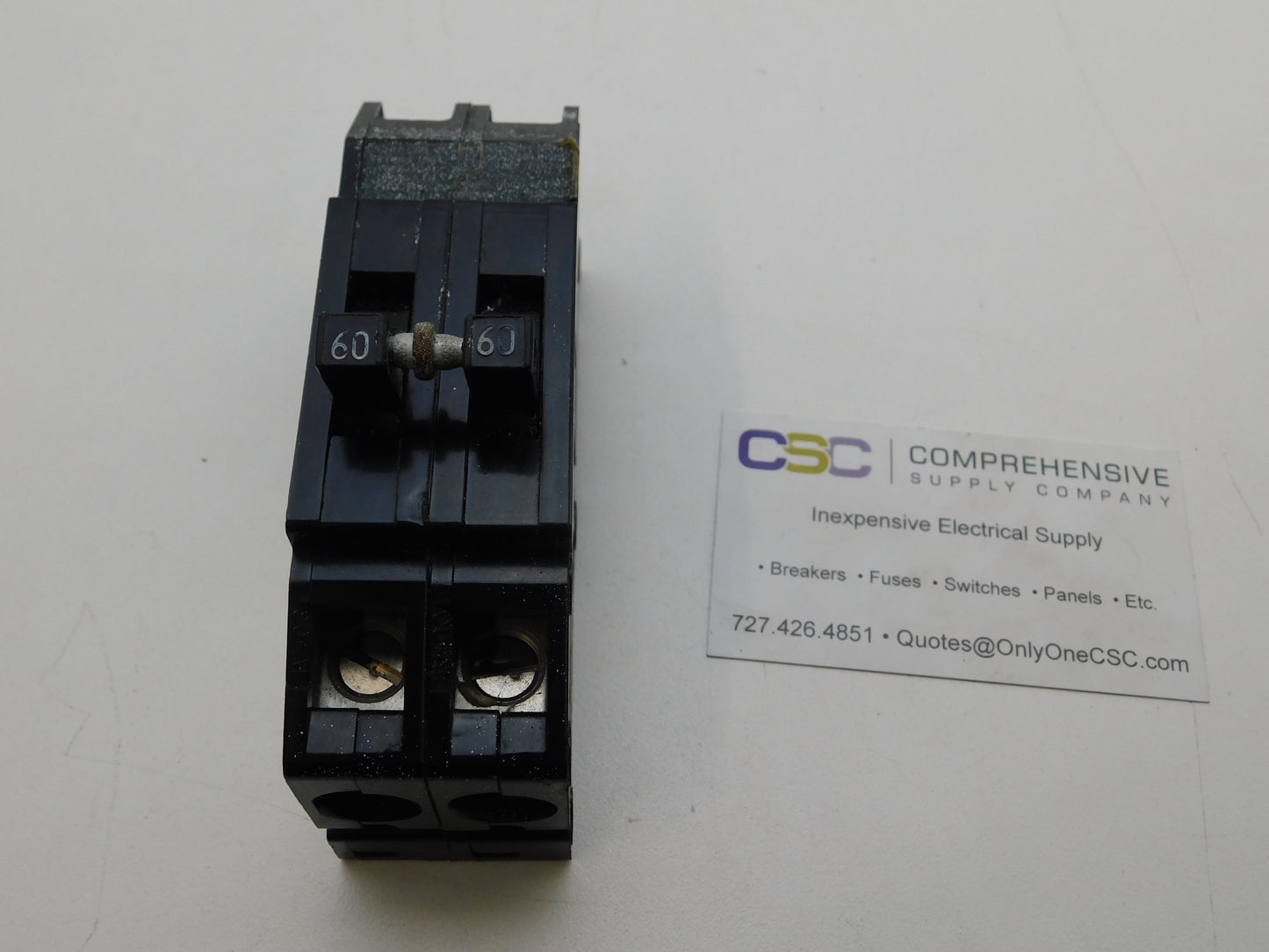 QCAL60 - Zinsco 60A Amp 2P Pole 10kA@120/240V Plug On Qc Circuit Breaker