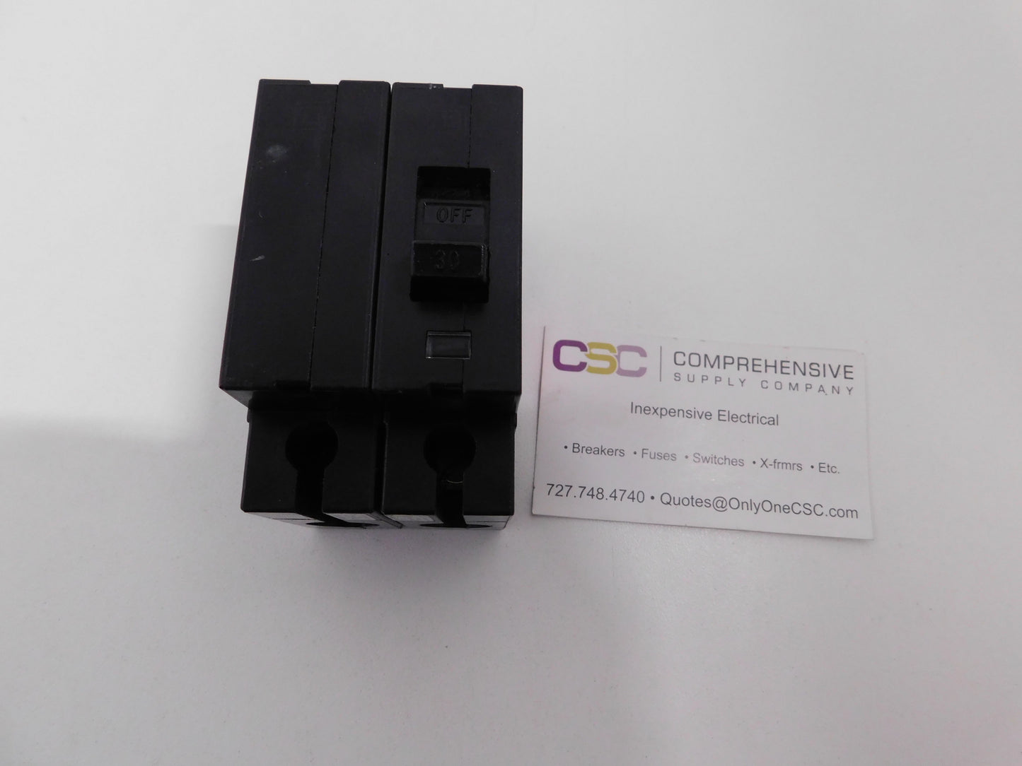 EH24030 - Square D 30A Amp 2P Pole 14kA@480Y/277V Plug On Circuit Breaker